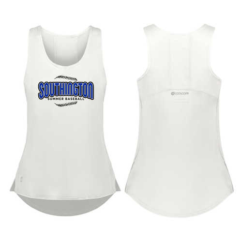 8U NCYBL Ladies White Tank