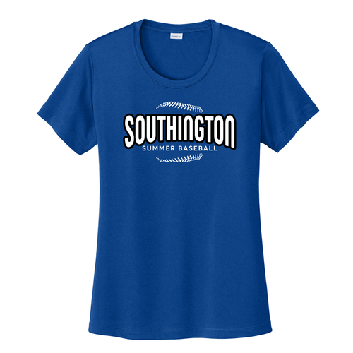 12U Lindquist Ladies Royal Moisture Wicking T-Shirt
