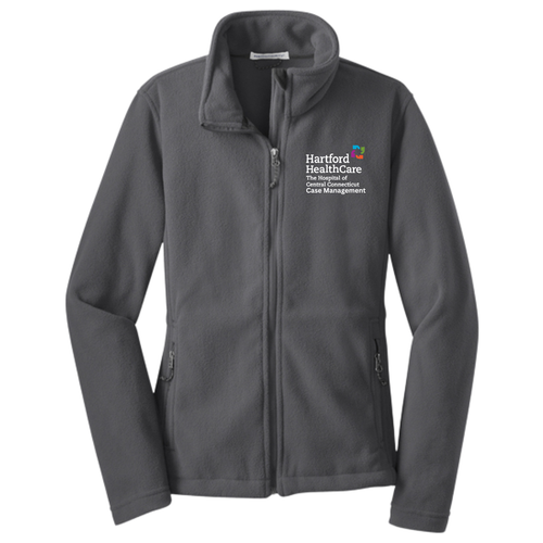 THOCC Case Management Ladies Iron Gray Chill Fleece Jacket