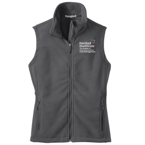 THOCC Case Management Ladies Iron Gray Fleece Vest