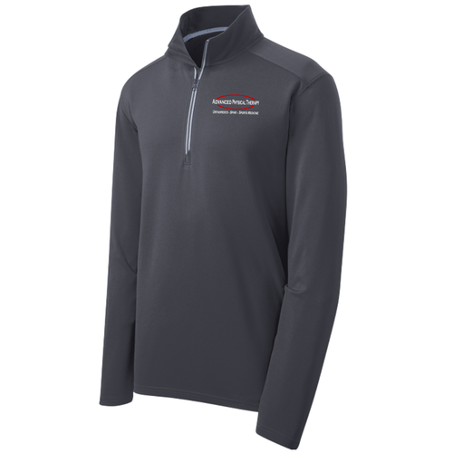 Advanced Physical Therapy Iron Gray Textured 1/4 Zip