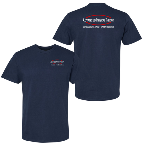 Advanced Physical Therapy Navy Soft Style T-Shirt