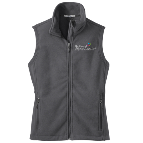 THOCC Occupational Health Network Ladies Iron Gray Fleece Vest