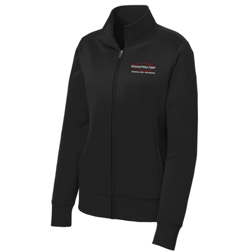 Advanced Physical Therapy Black Ladies Sport-Tek Fleece Full Zip