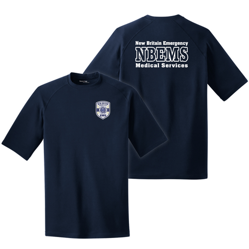 New Britain EMS Navy Performance Crew T-Shirt