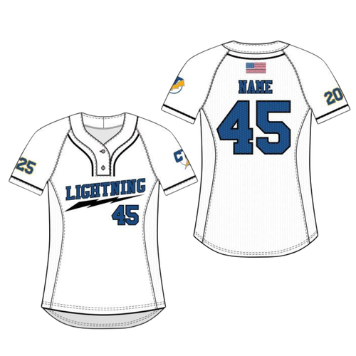 CT Lightning GOLD White Jersey