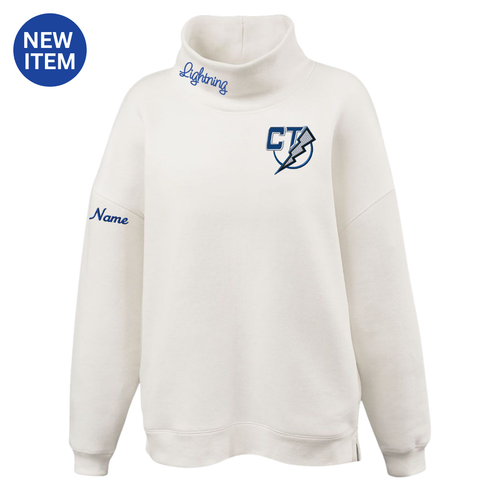 CT Lightning Ladies Oversize Mockneck