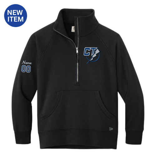 CT Lightning Ladies 1/2 Zip Fleece