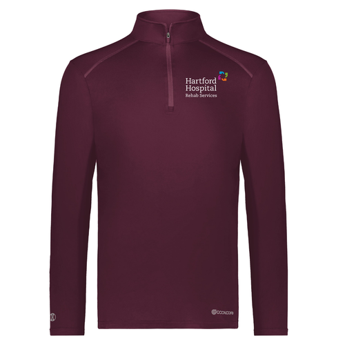 Hartford Hospital Rehab Services Maroon 1/4 Zip