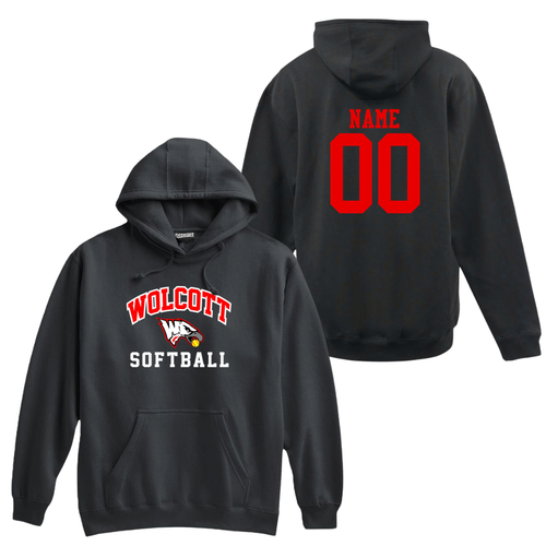 Wolcott Eagles Softball Black Sweatshirt