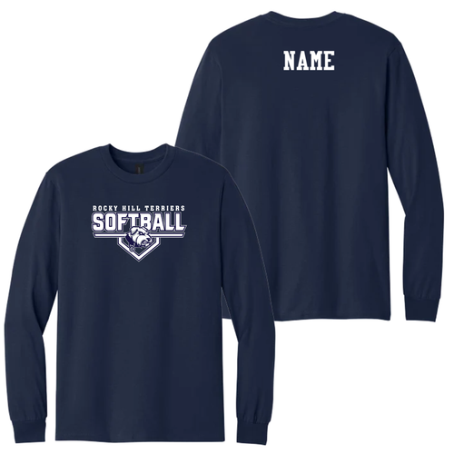 Rocky Hill Softball Navy Long Sleeve