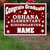 Oshana Elementary Graduation Lawn Sign