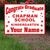 Chapman School Graduation Lawn Sign
