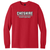  Cheshire Ram Band Red Stacked Logo Long Sleeve