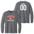 Wolcott Eagles Softball Graphite Heather Long Sleeve