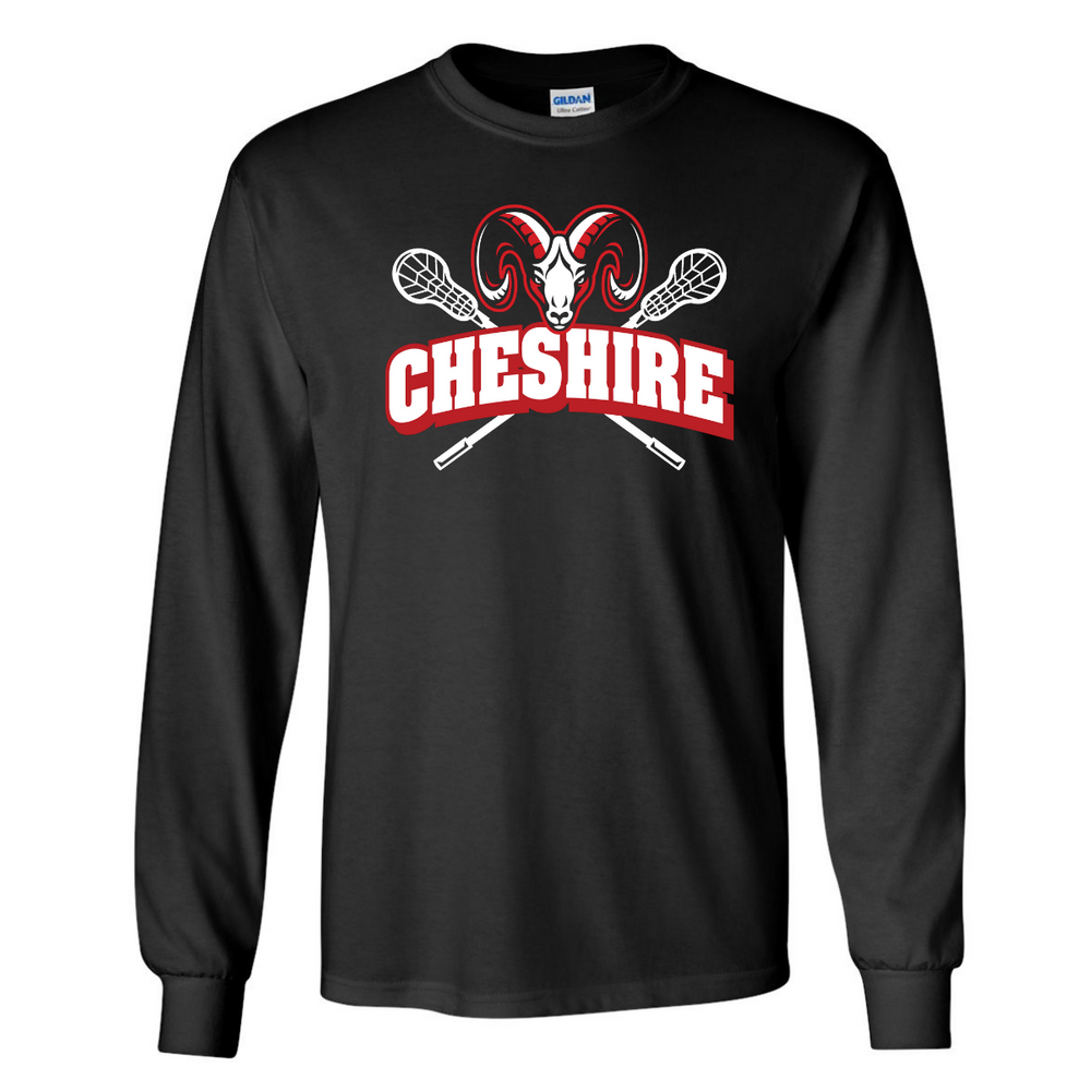 Cheshire Lacrosse Club Black Long Sleeve Southington the Athletic Shop
