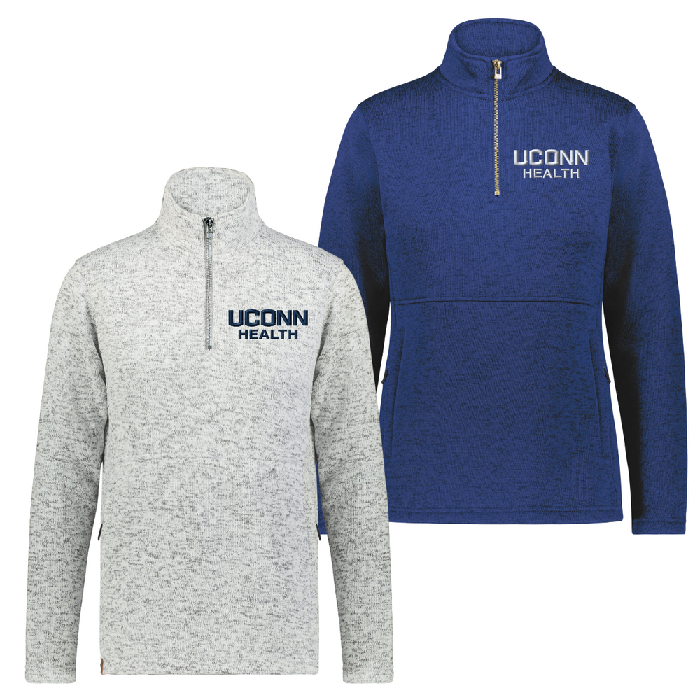 UConn Health Med 3 Ladies Sweater Fleece 1/4 Zip Southington the