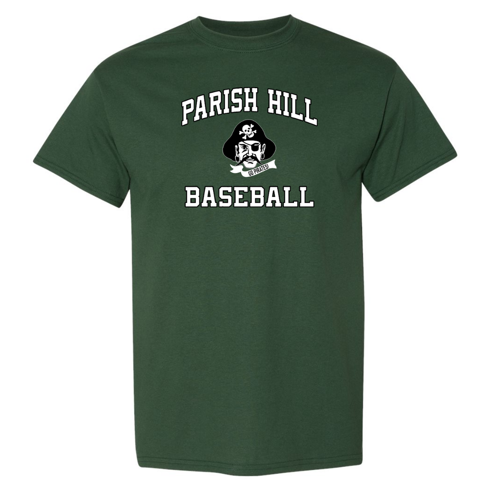 Parish Hill Baseball Dark Green T-Shirt - Southington the Athletic Shop