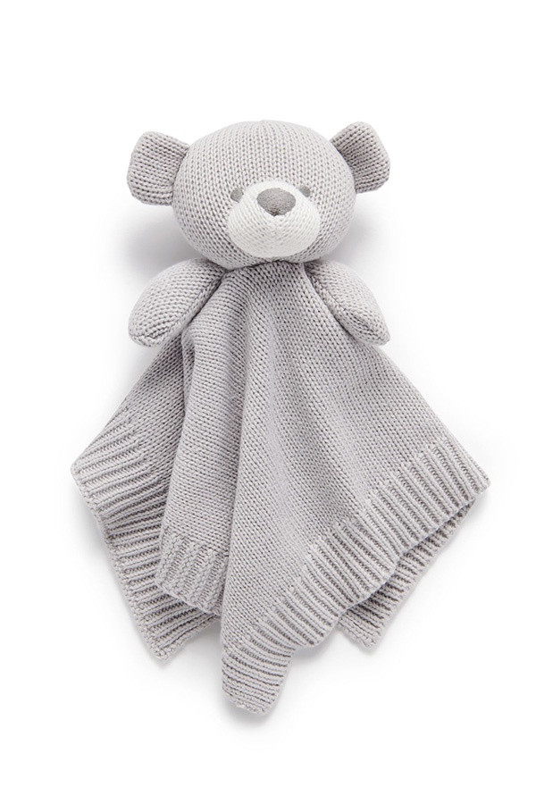 grey baby comforter