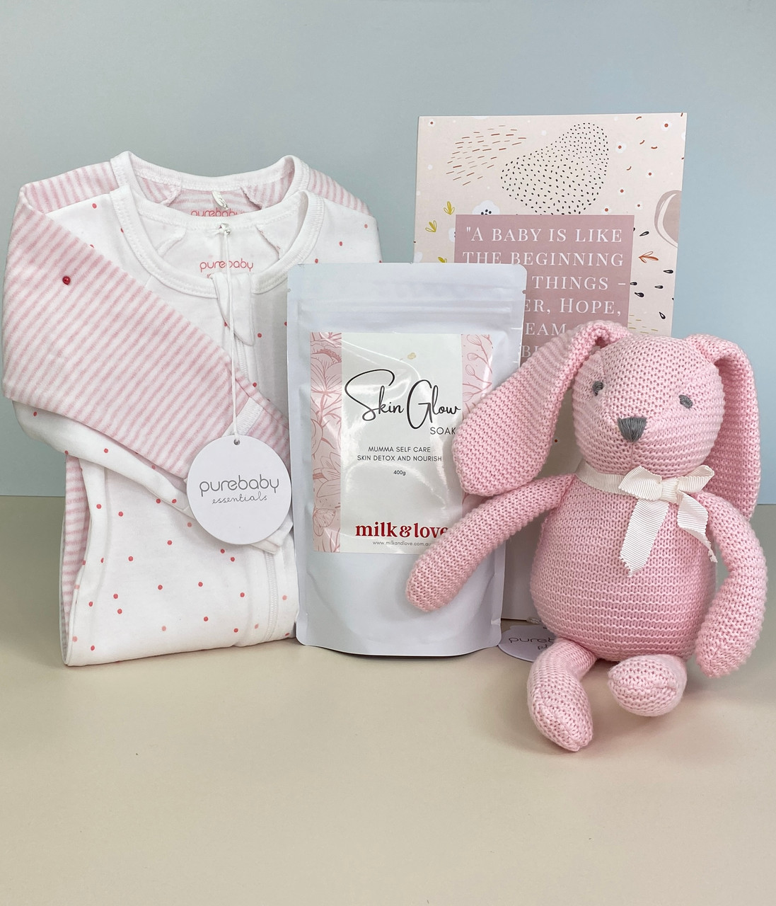 Newborn Baby Girl Gift Box Eco Friendly and Natural Products