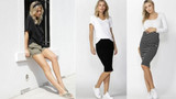 Stretchy Maternity Shorts & Skirts by Betty Basics for Pregnancy and Postpartum