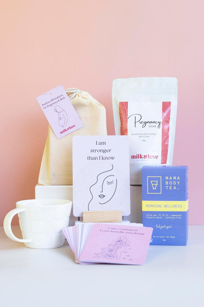 Milk and Love Congratulations! Essential 1st Trimester Pregnancy Gift for Mum to be 