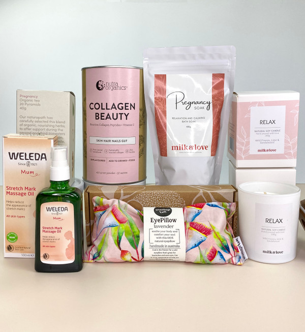 Milk and Love Grow Baby Grow! Luxe 2nd Trimester Pregnancy Gift for Mum to Be 