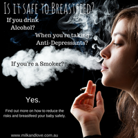 breastfeeding and smoking cigarettes Alcohol, Anti Depressants and Breastfeeding: Is it safe?