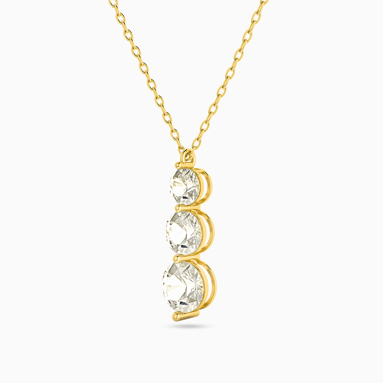 Round Clear Stone Necklace in 18K Gold - 2 https://cdn11.bigcommerce.com/s-igqk382kzx/images/stencil/1280w/products/1186/4559/111401100014-2__92693.1744208627.jpg
