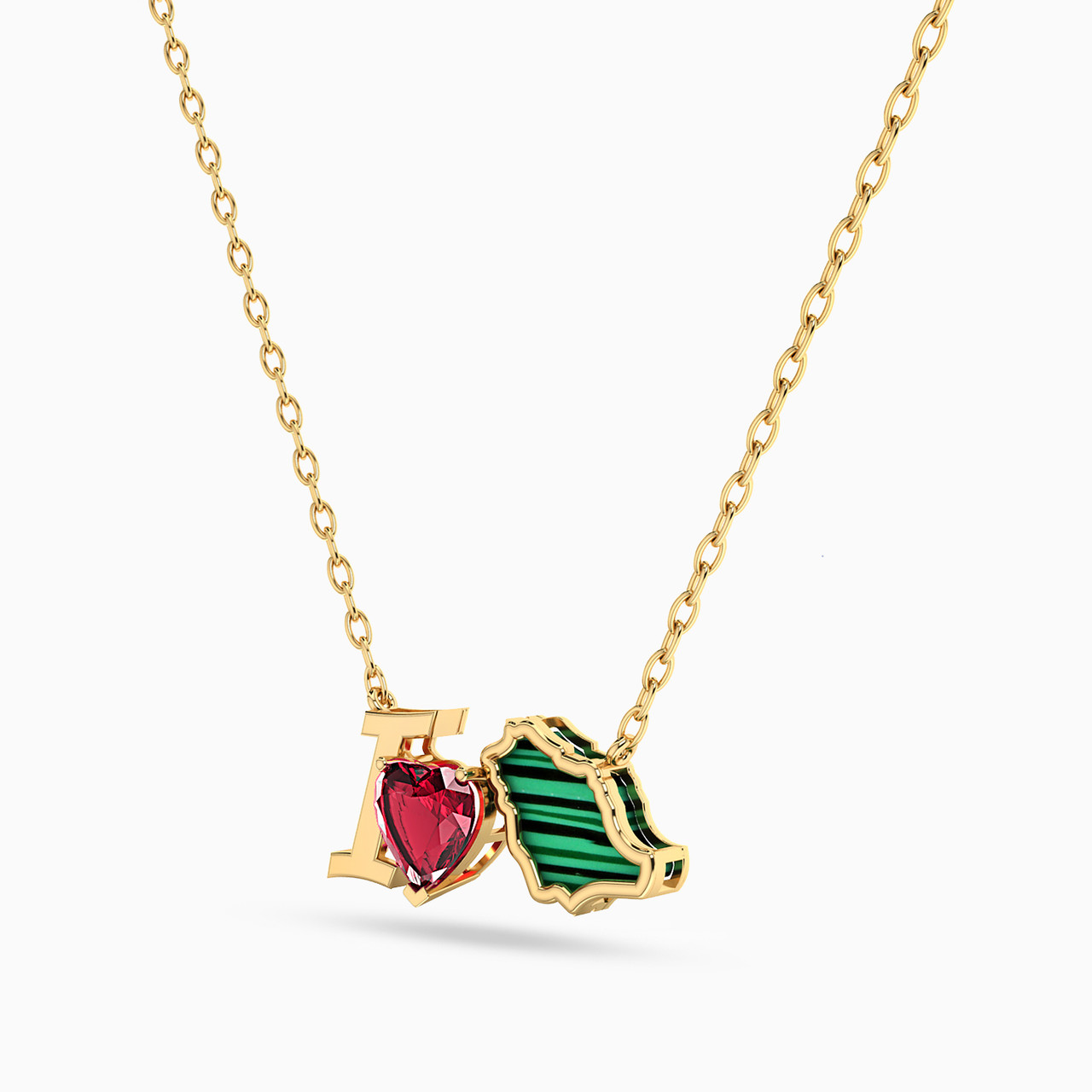 سلسلة ذهب "I Love KSA" عيار 18 قيراط مزينة بالأحجار الملونة - 2 https://cdn11.bigcommerce.com/s-igqk382kzx/images/stencil/1280w/products/1480/5582/111405120277-2__38291.1730355952.jpg