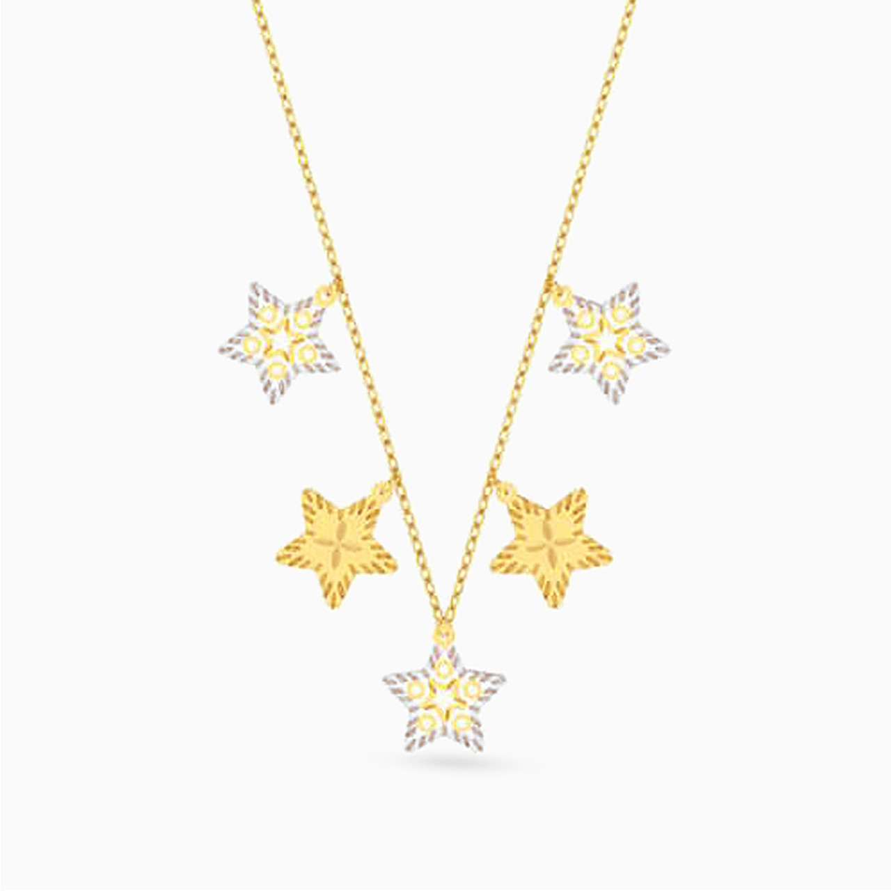 Star Chain Necklace in 18K Gold Star Chain Necklace in 18K Gold