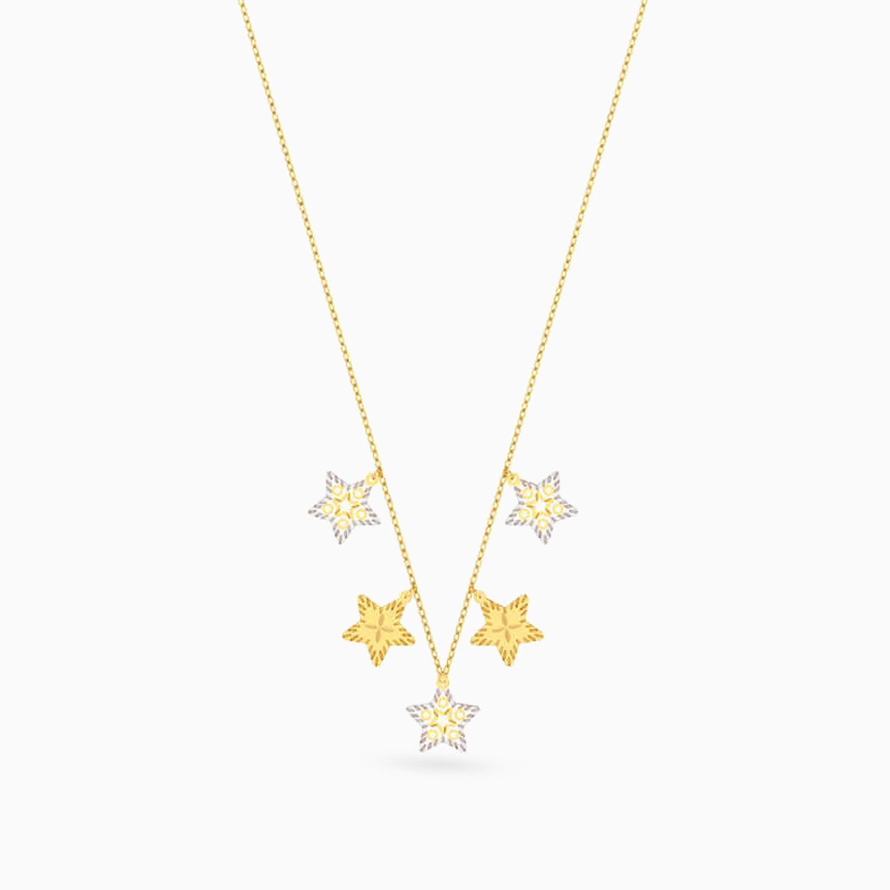 Star Chain Necklace in 18K Gold - 2 Star Chain Necklace in 18K Gold - 2