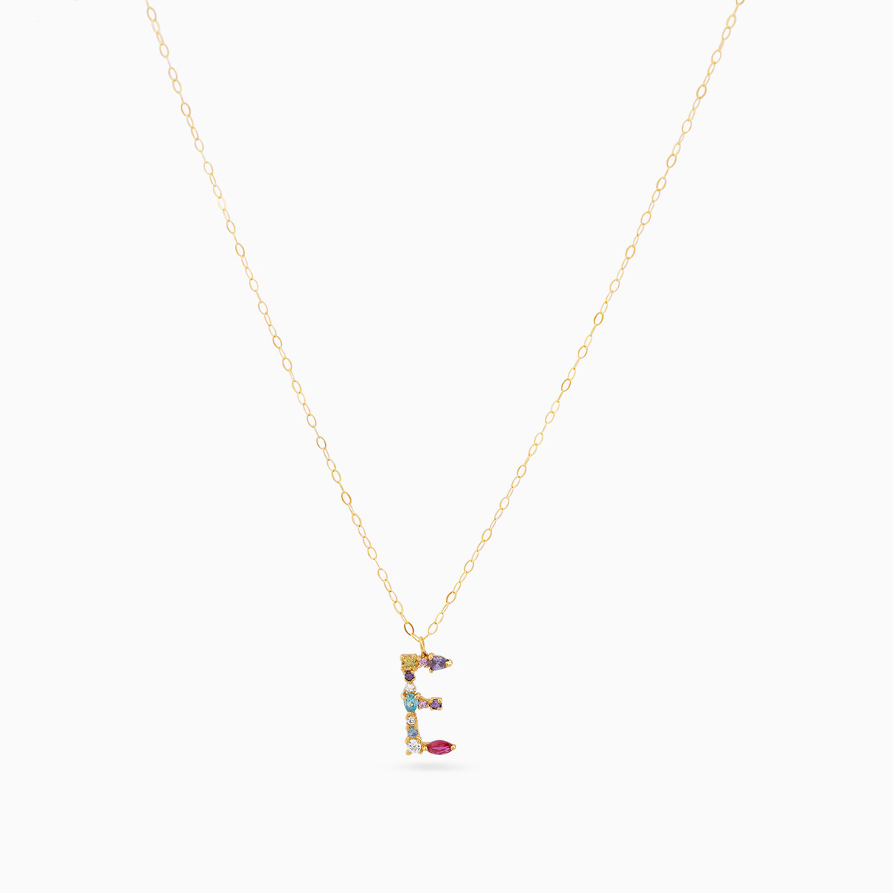 سلسلة ذهب حرف E عيار 18 قيراط مزينة بالأحجار الملونة - 3 https://cdn11.bigcommerce.com/s-igqk382kzx/images/stencil/1280w/products/4902/38722/111404180134-3__72772.1752133676.jpg