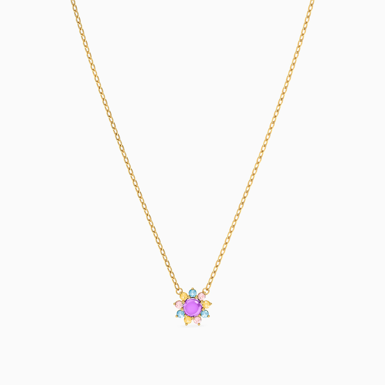 Flower Colored Stones Necklace in 18K Gold - 3 https://cdn11.bigcommerce.com/s-igqk382kzx/images/stencil/1280w/products/5250/58721/111404180359-3__63373.1730354871.jpg