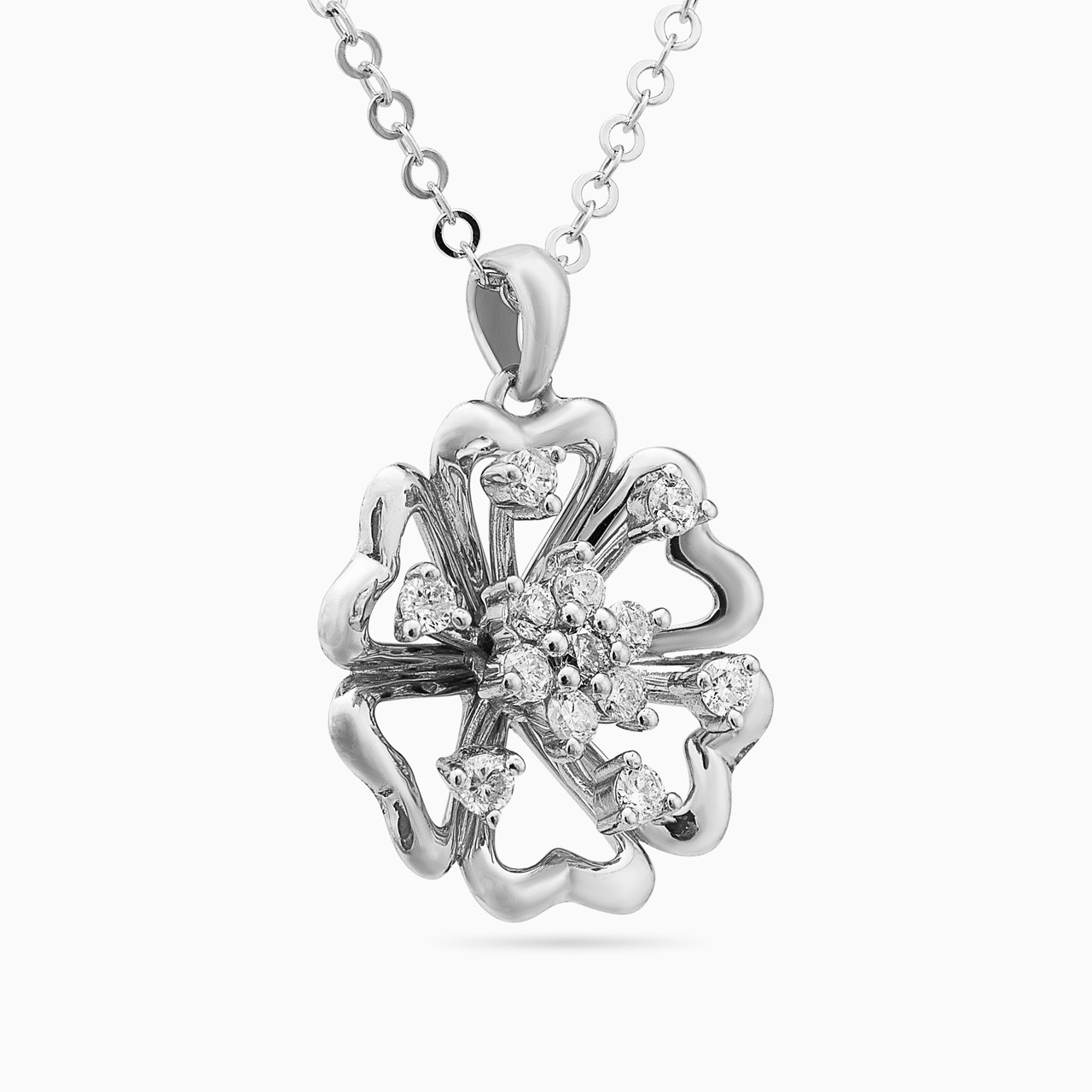 Flower Diamond Necklace in 18K Gold - 2 https://cdn11.bigcommerce.com/s-igqk382kzx/images/stencil/1280w/products/5640/59711/LNE00090-2__18870.1725980158.jpg