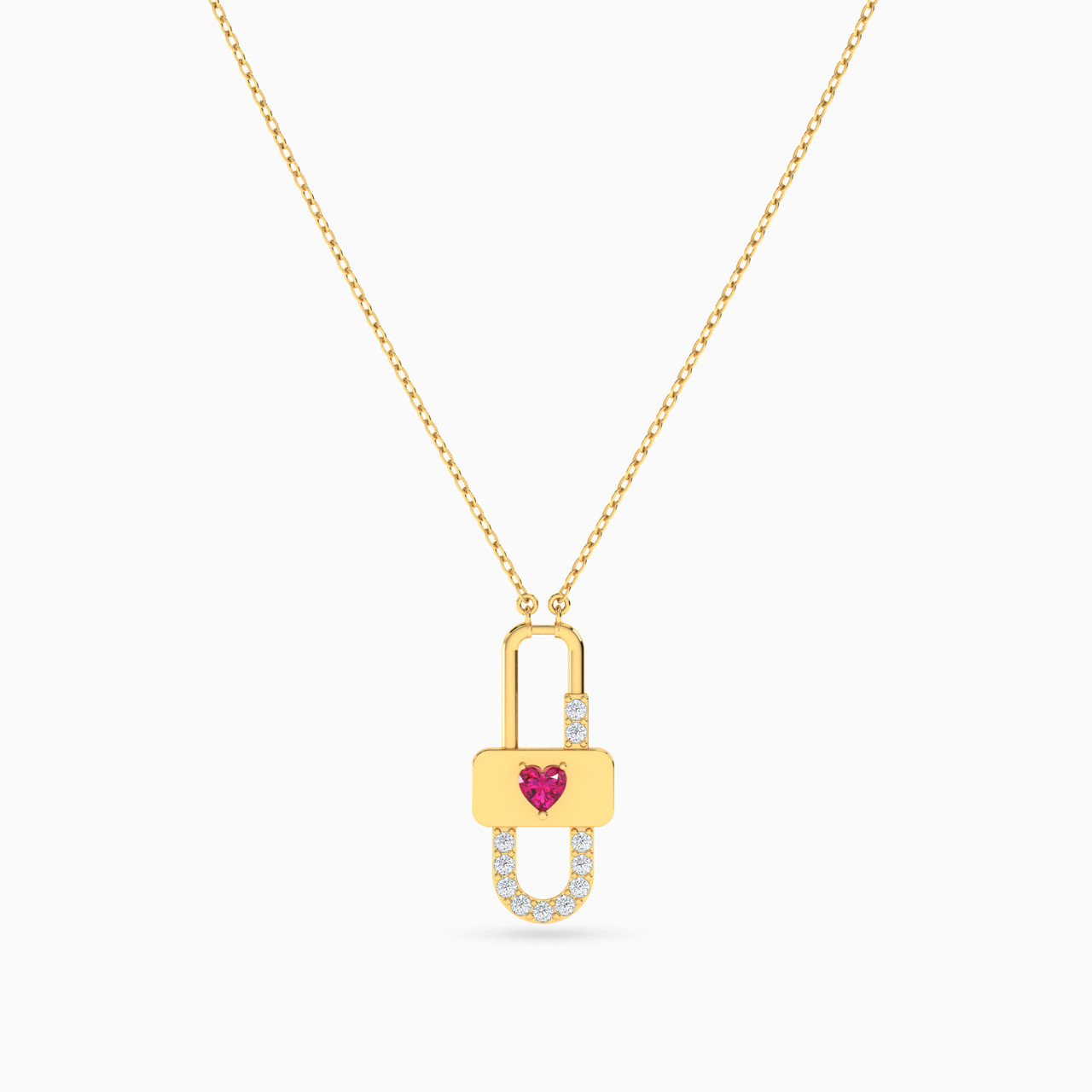 Lock Rose Stone Necklace in 18K Gold - 3 https://cdn11.bigcommerce.com/s-igqk382kzx/images/stencil/1280w/products/5935/61771/111404130382-3__83476.1744724539.jpg