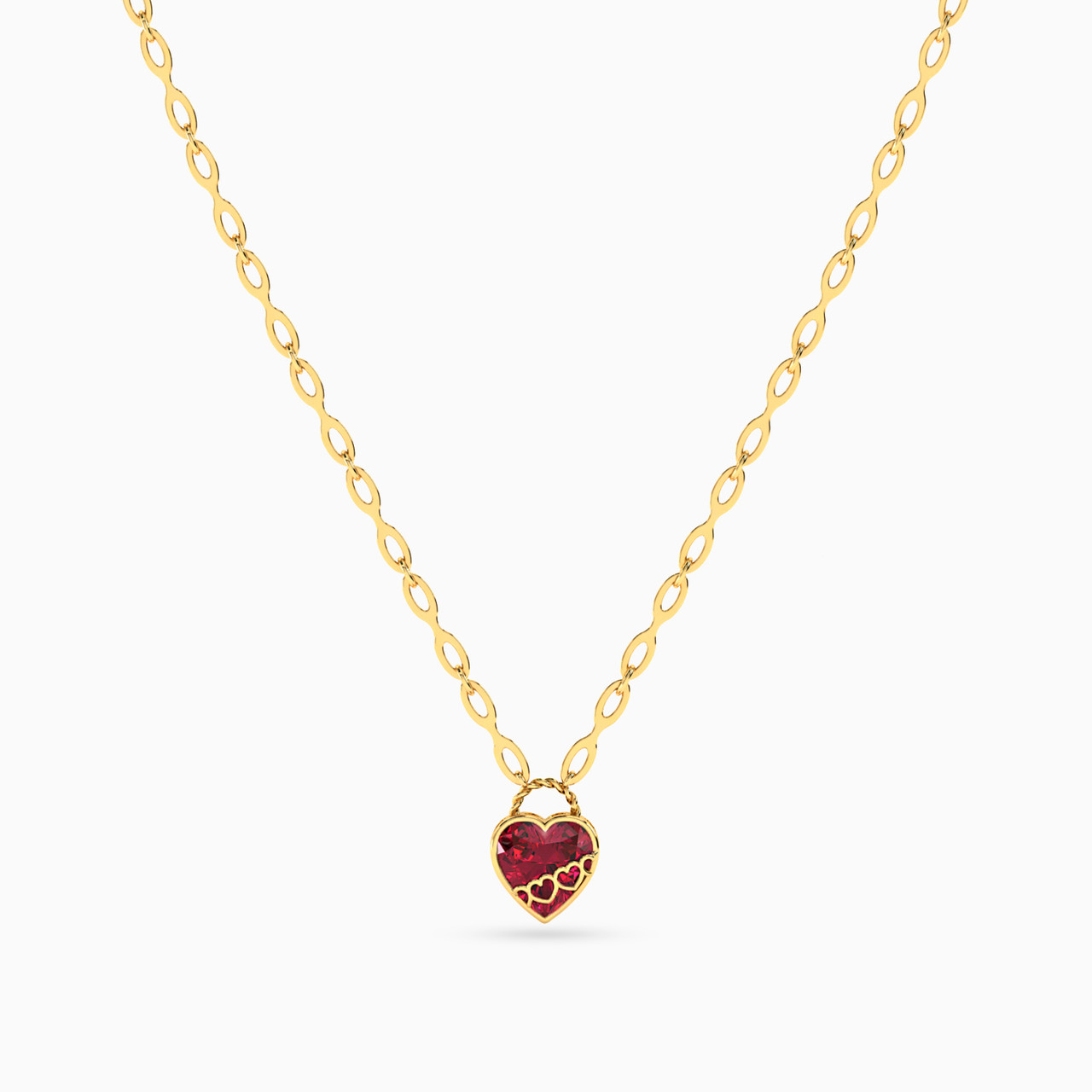Heart Red Stone Necklace in 18K Gold - 3 https://cdn11.bigcommerce.com/s-igqk382kzx/images/stencil/1280w/products/5938/61779/111404130380-3__48124.1744293614.jpg