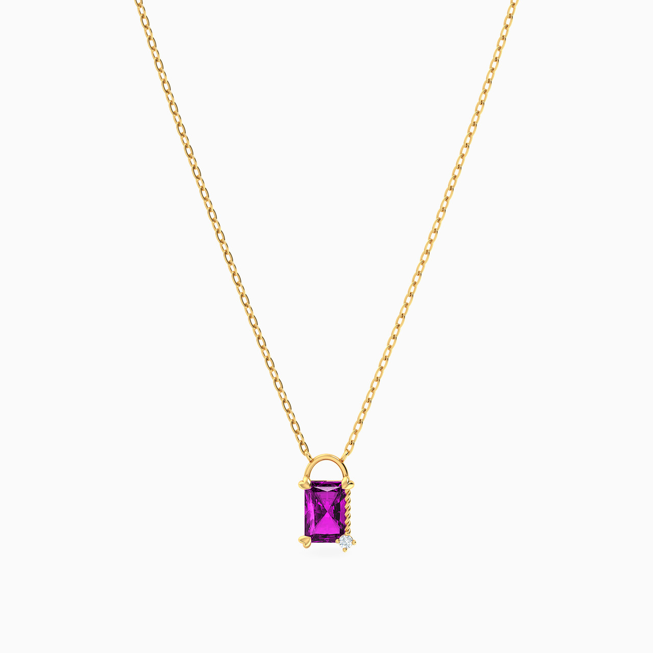 Lock Purple Stone Necklace in 18K Gold - 3 https://cdn11.bigcommerce.com/s-igqk382kzx/images/stencil/1280w/products/5939/61782/111404130381-3__24981.1744210710.jpg