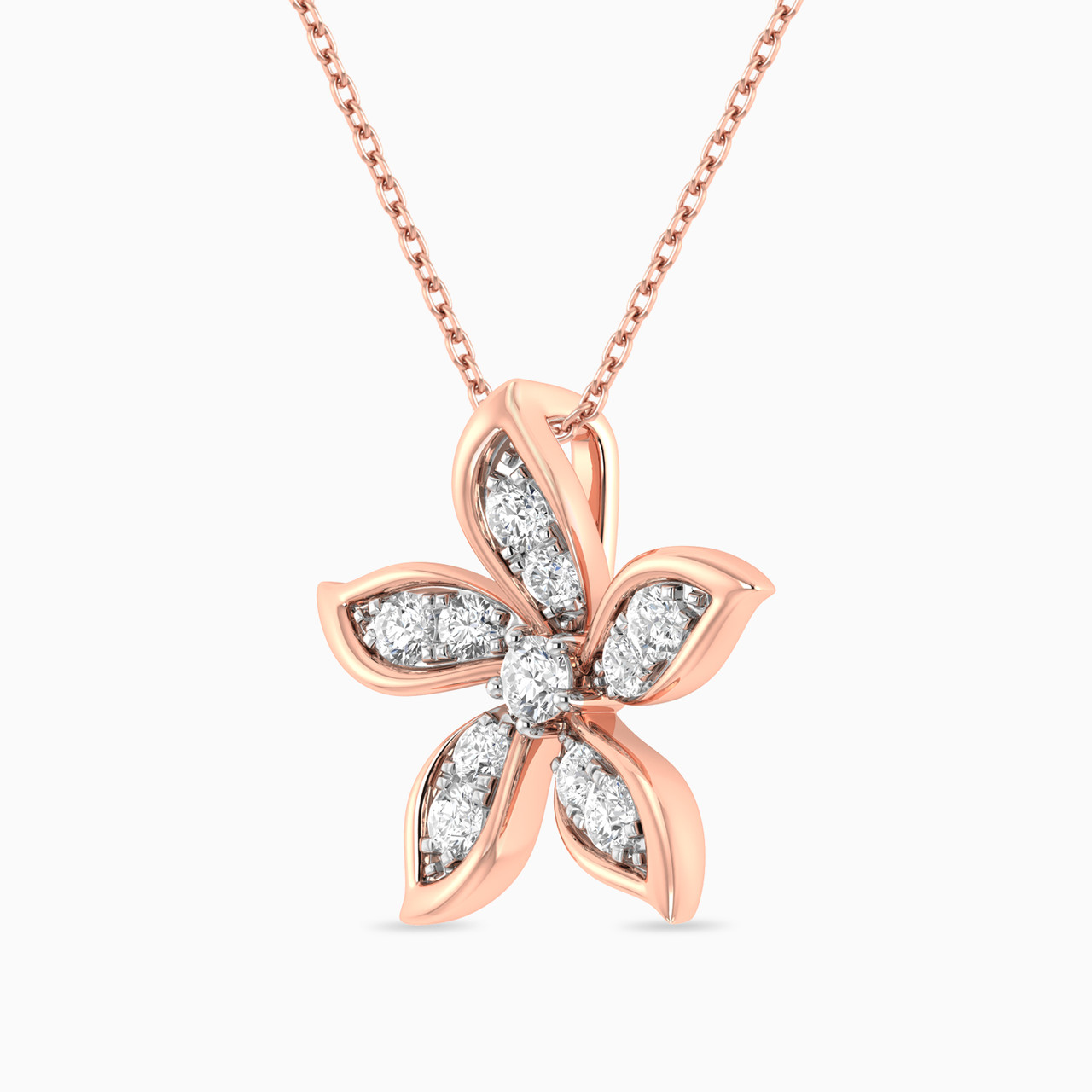 Flower Diamond Pendant in 18K Gold - 2 https://cdn11.bigcommerce.com/s-igqk382kzx/images/stencil/1280w/products/6813/66233/PD98441-2__74541.1745413855.jpg