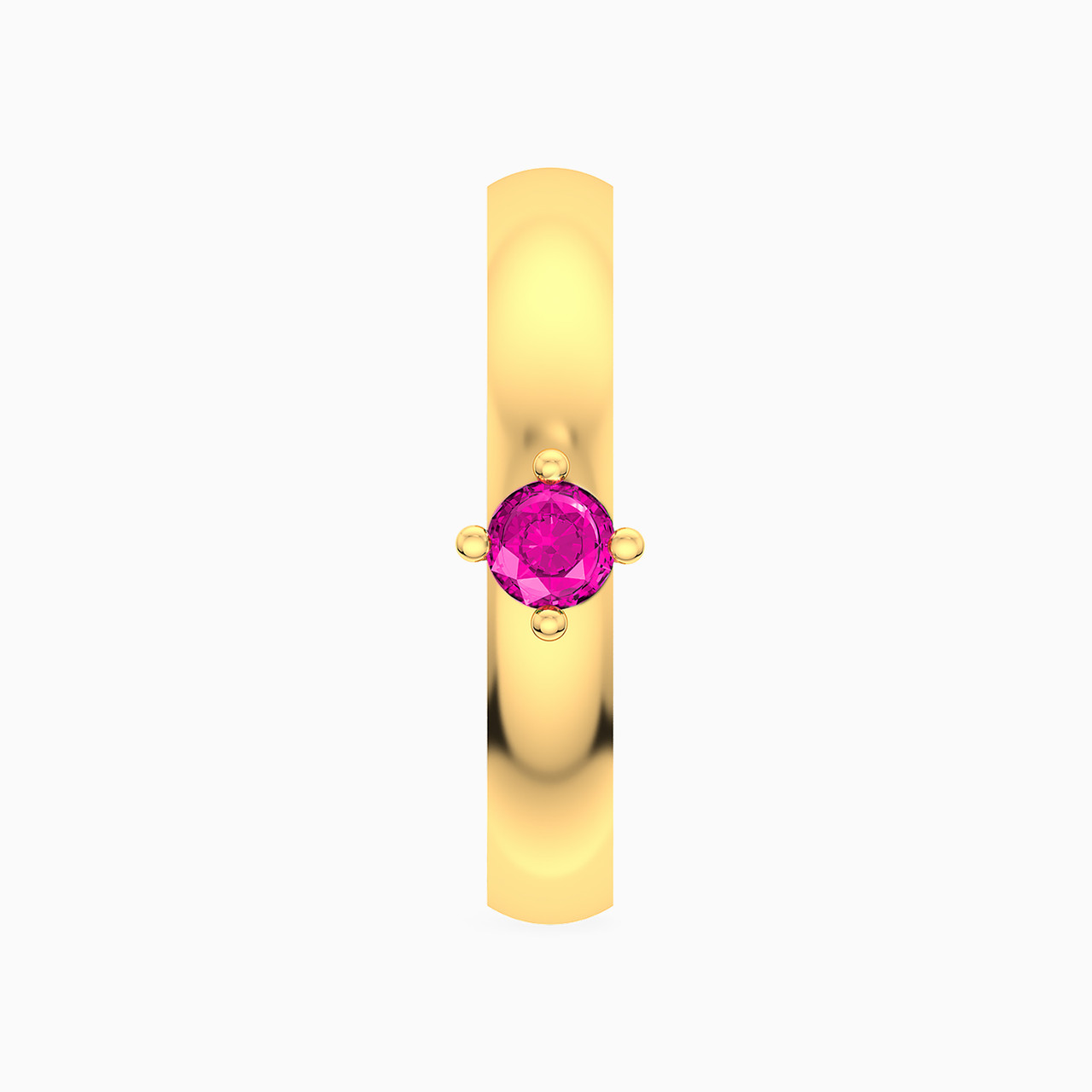Round Shaped Rose Stone Hoop Earring in 18K Gold - 1 Piece - 4 https://cdn11.bigcommerce.com/s-igqk382kzx/images/stencil/1280w/products/7181/67573/21051110360-4__05808.1744723575.jpg