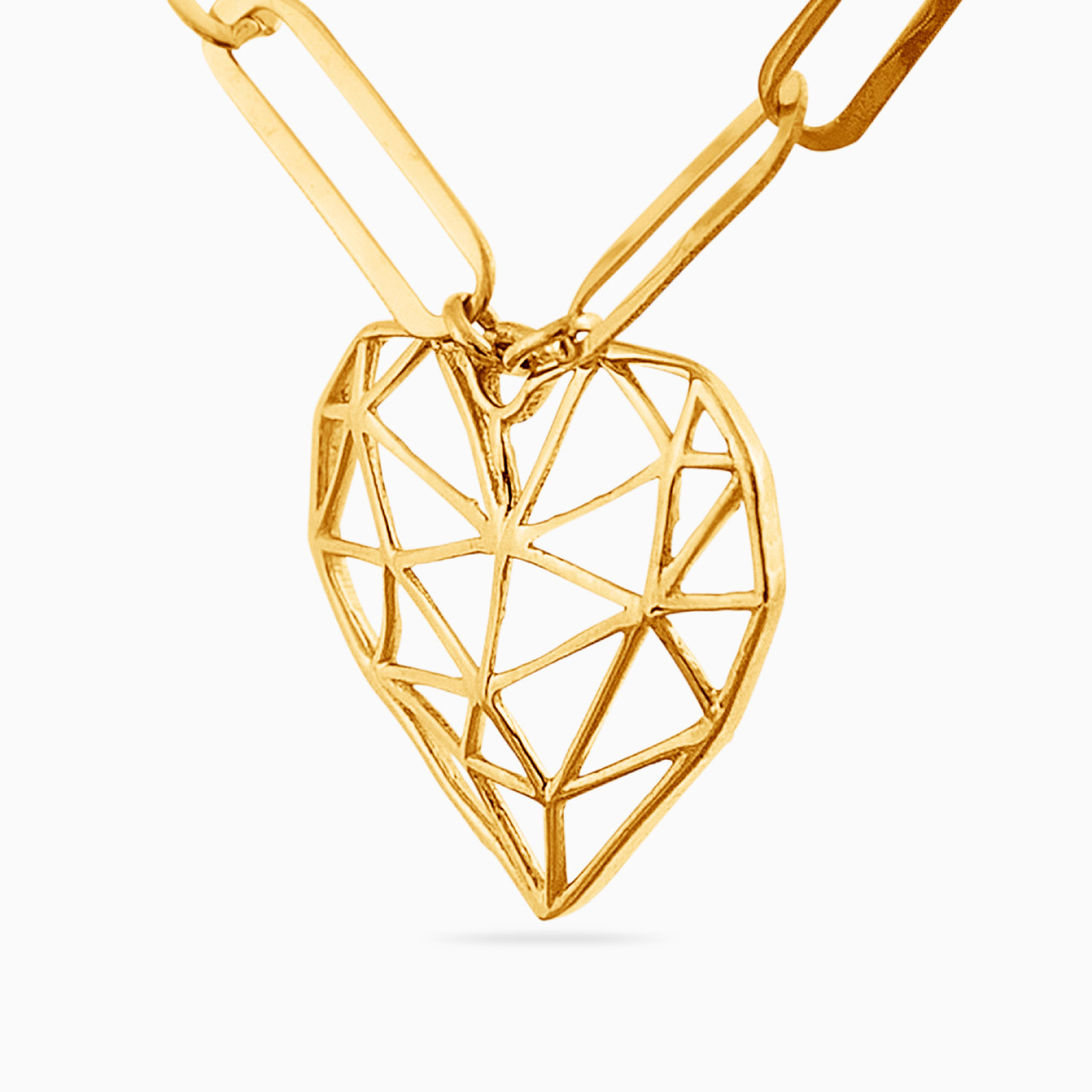 Heart Necklace In 18K Gold - 2