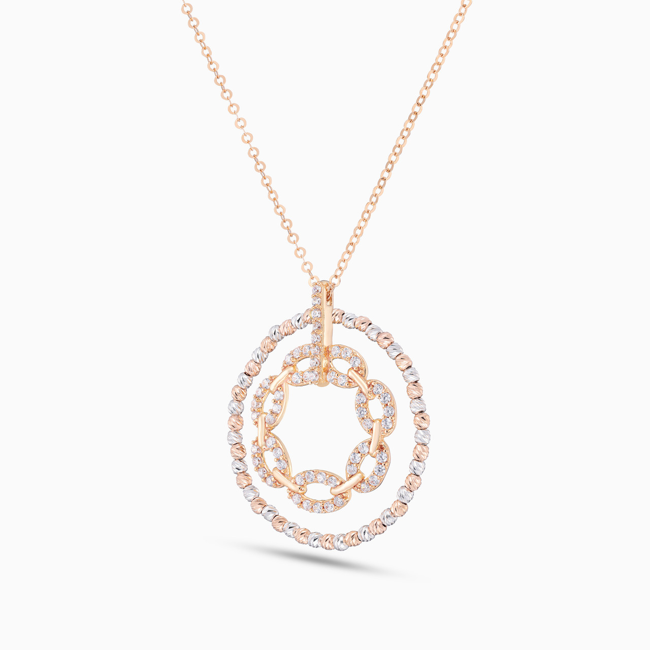 Circle Necklace in 21K Gold - 2 Circle Necklace in 21K Gold - 2