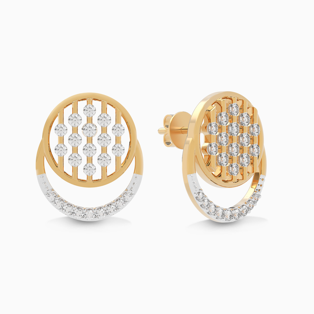 Circle Diamond Earrings in 18K Gold - 2 https://cdn11.bigcommerce.com/s-igqk382kzx/images/stencil/1280w/products/8634/75478/ASPE6332-2__65394.1738245034.jpg