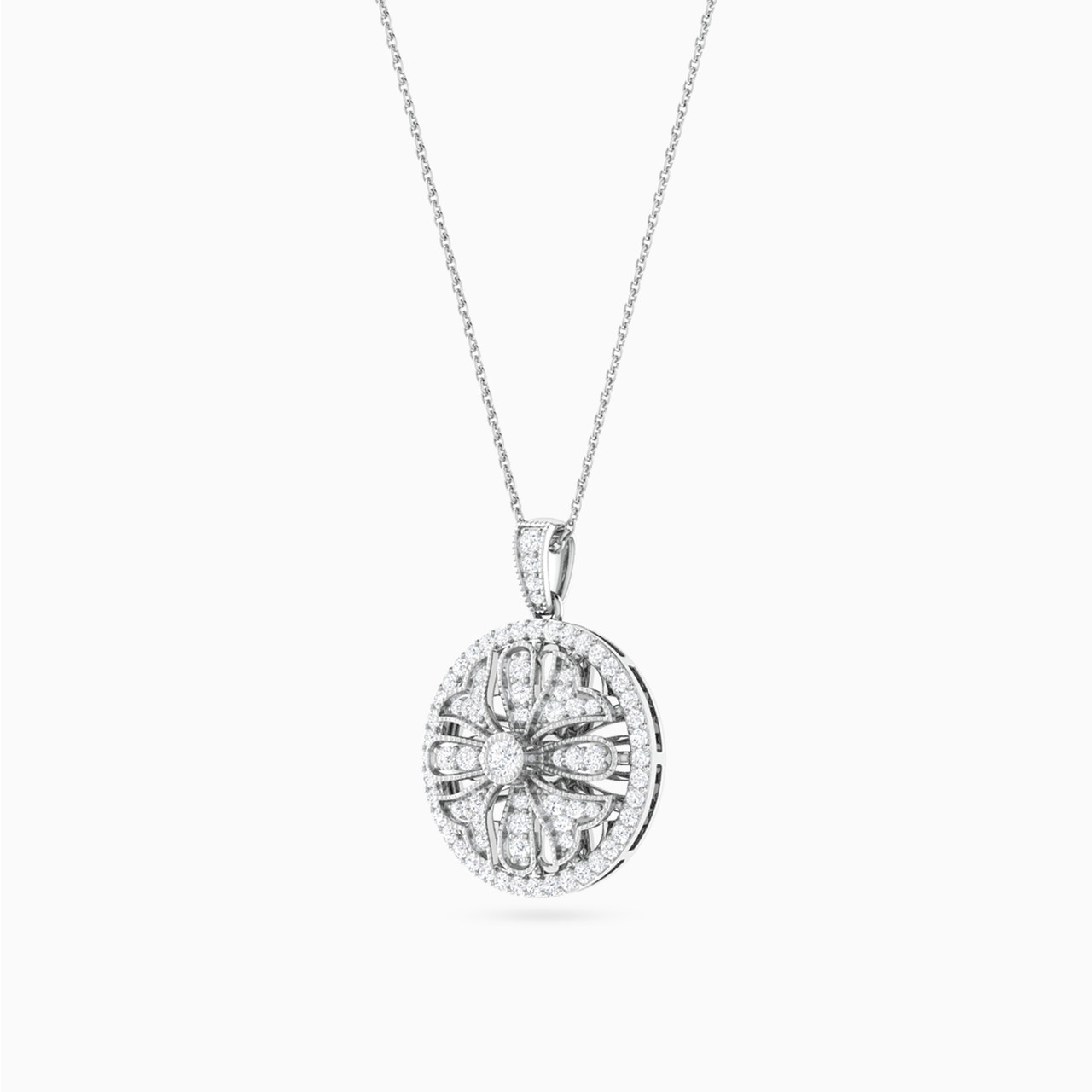 Round Diamond Necklace In 18K Gold - 2 https://cdn11.bigcommerce.com/s-igqk382kzx/images/stencil/1280w/products/8823/76840/PN419415W18DI1-3__04280.1740575763.jpg