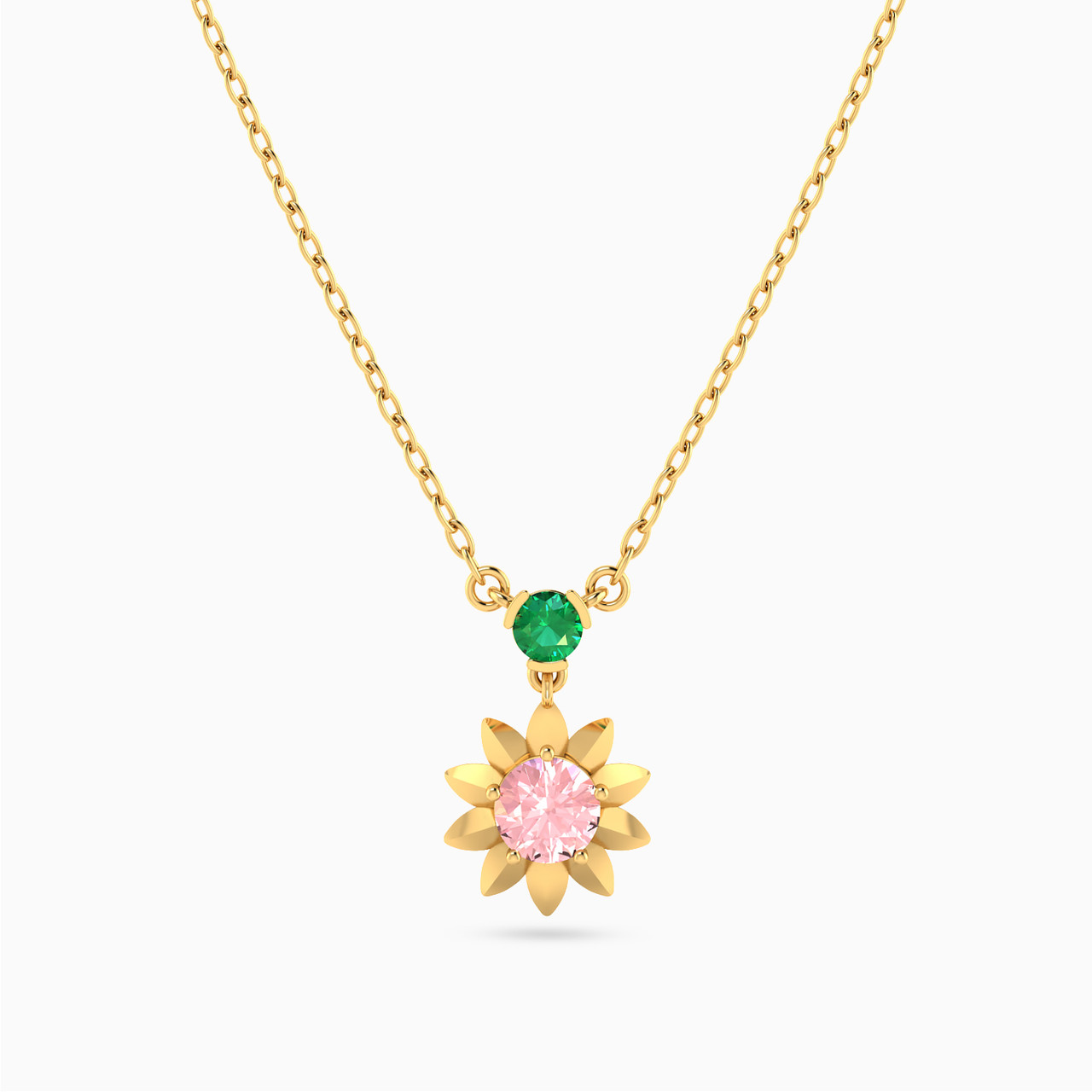 Flower Colored Stones Necklace In 18K Gold https://cdn11.bigcommerce.com/s-igqk382kzx/images/stencil/1280w/products/917/3514/21046110982-1__18566.1721651396.jpg