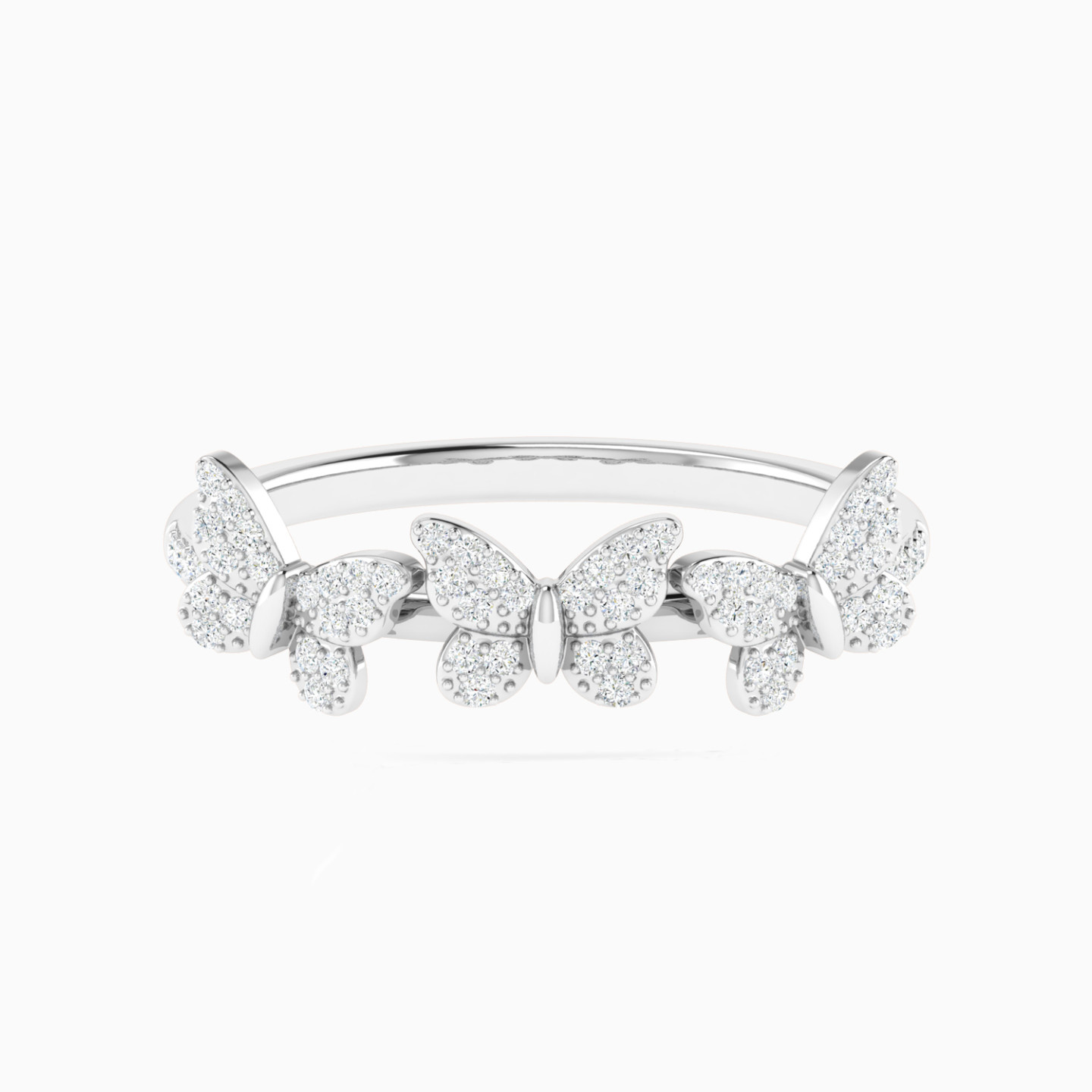 Butterflies Diamond Ring in 18K Gold Butterflies Diamond Ring in 18K Gold