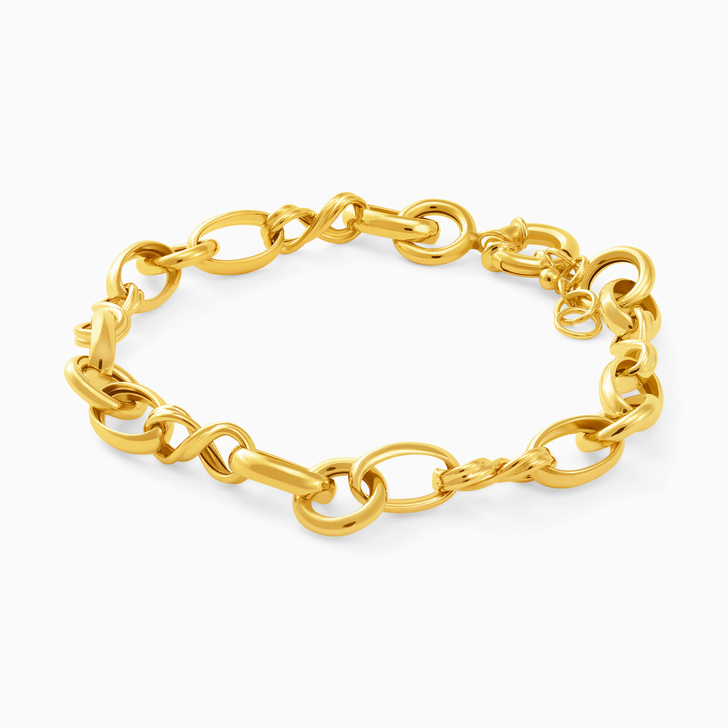 18K Gold Chain Bracelet - 2