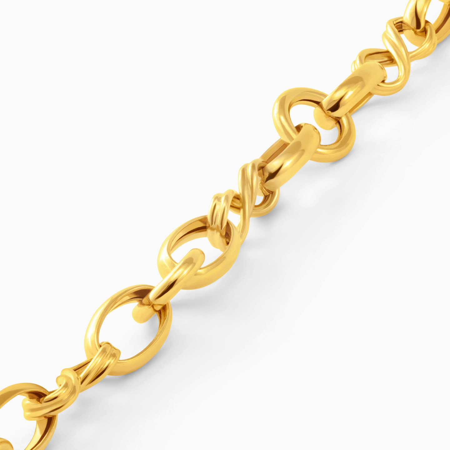 18K Gold Chain Bracelet - 3