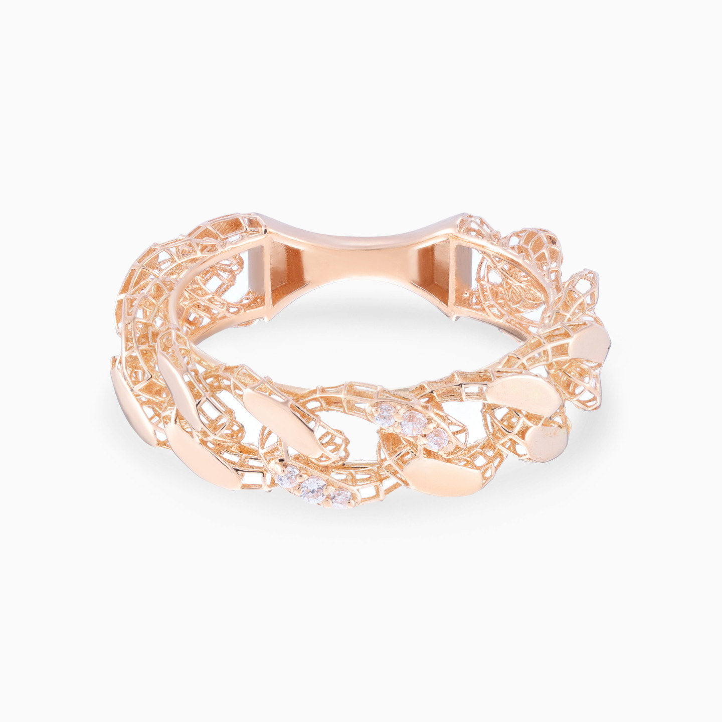 Curb Chain Ring in 21K Gold Curb Chain Ring in 21K Gold