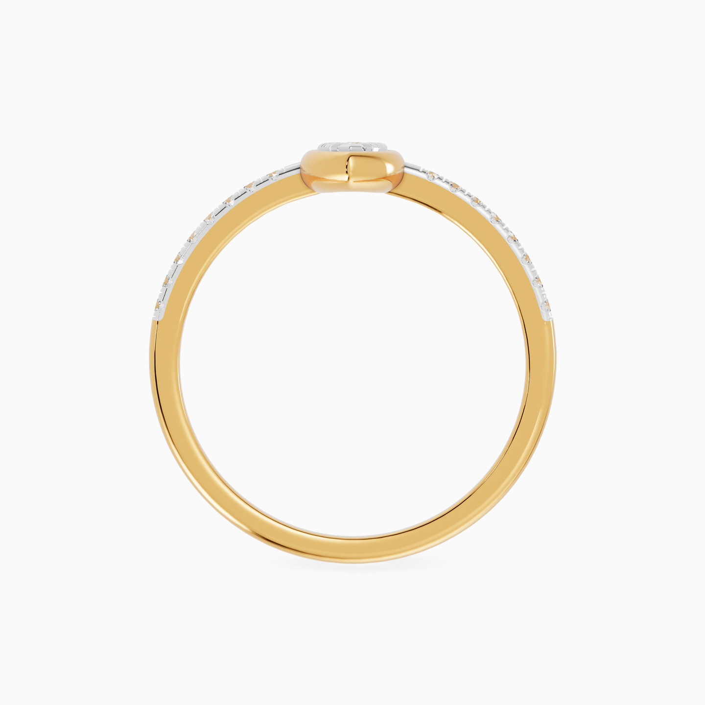Marquise Cluster Diamond Bezel Ring in 18K Gold - 4 Marquise Cluster Diamond Bezel Ring in 18K Gold - 4